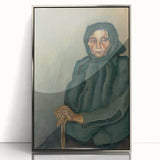 Modern Wall Art - Old Age by Konštantín Bauer in Subdued Greens