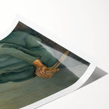 Modern Wall Art - Old Age by Konštantín Bauer in Subdued Greens