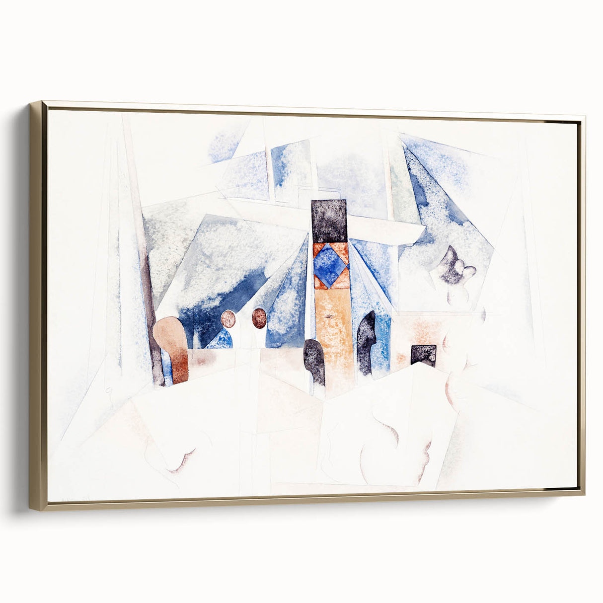 Bermuda Landscape No. 1 - Abstract Modern Art by Charles Demuth