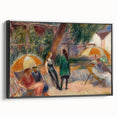 Beach with Figures, Bellport - Impressionist Art by William Glackens