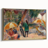 Beach with Figures, Bellport - Impressionist Art by William Glackens