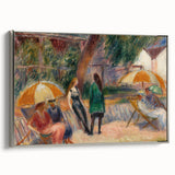Beach with Figures, Bellport - Impressionist Art by William Glackens