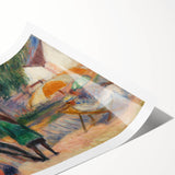 Beach with Figures, Bellport - Impressionist Art by William Glackens