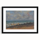 Abstract Coastal Scene - Modern Wall Art for Trendy Home Decor