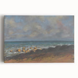 Abstract Coastal Scene - Modern Wall Art for Trendy Home Decor