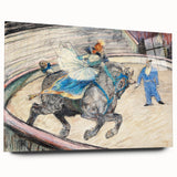 Dynamic Circus Performance - Abstract Modern Wall Art Print