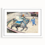 Dynamic Circus Performance - Abstract Modern Wall Art Print