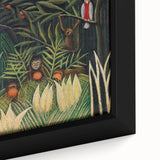 Monkeys and Parrot in the Virgin Forest by Henri Rousseau