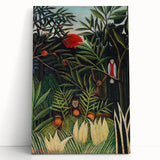 Monkeys and Parrot in the Virgin Forest by Henri Rousseau