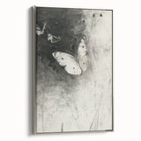 Framed canvas artwork showcasing a vibrant animal design with a silver frame, emphasizing intricate details and textures, perfect for modern decor.