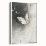 Framed canvas artwork depicting a vibrant animal design, showcased from a white side view, ideal for enhancing home decor with a touch of wildlife elegance.