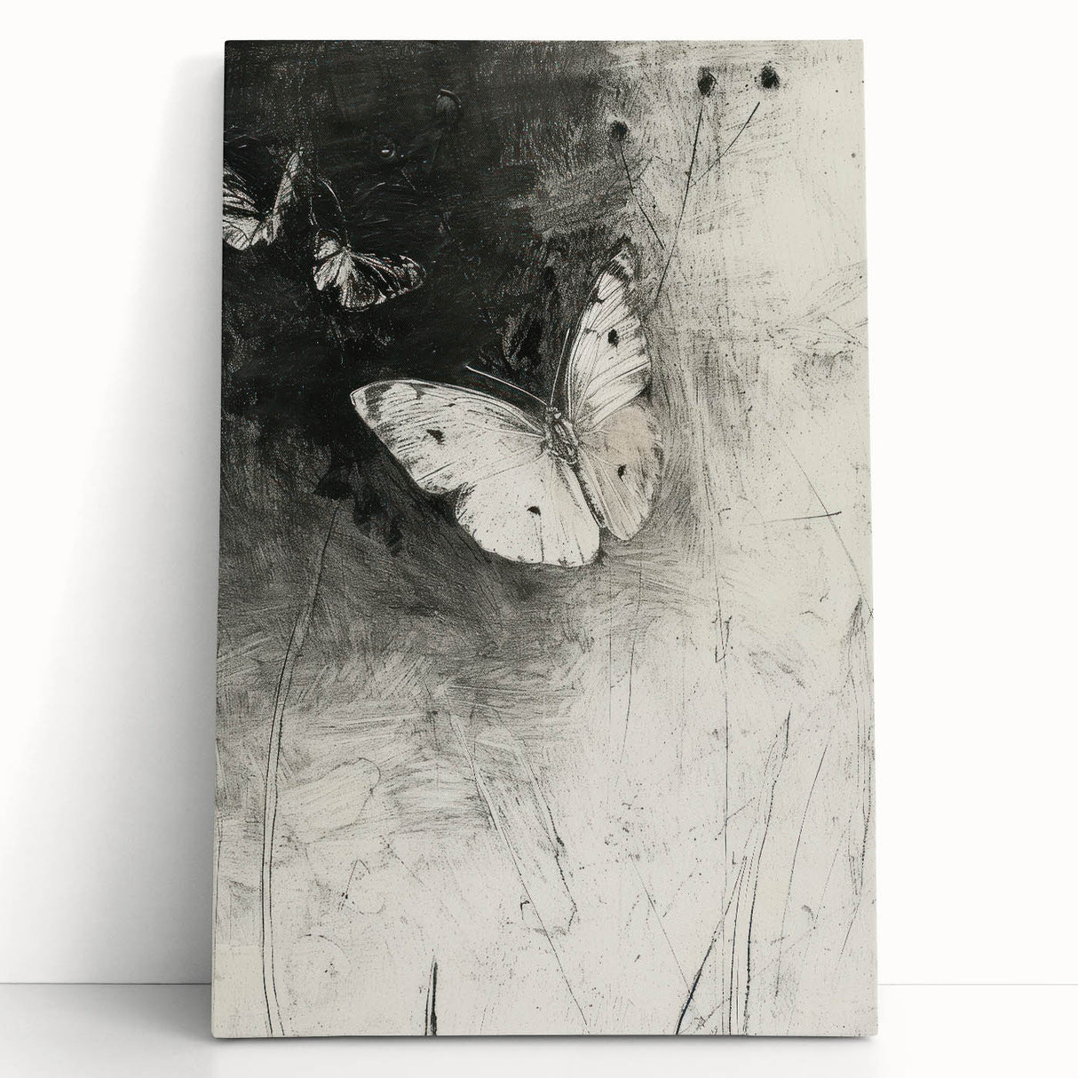 Colorful animal-themed stretched canvas artwork featuring a vibrant depiction of wildlife, showcasing intricate details and textures, ideal for home decor.