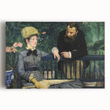 Impressionist Wall Art - In the Conservatory by Edouard Manet Print