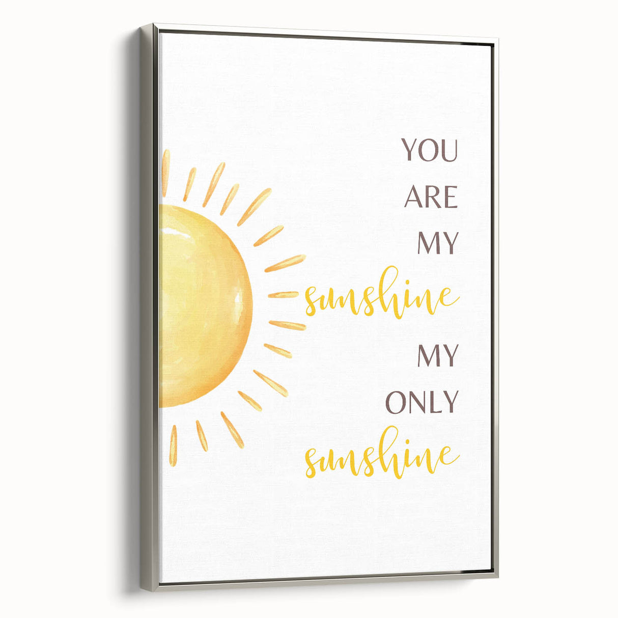 You Are My Sunshine Print - Children's Wall Decor