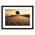 Black-framed landscape artwork depicting serene beaches, featuring a white mat for enhanced presentation, ideal for home decor and coastal-themed interiors.