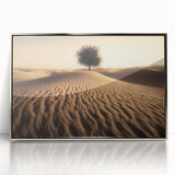 Framed acrylic artwork showcasing a serene beach landscape with vibrant colors and detailed textures, ideal for enhancing living spaces or offices.