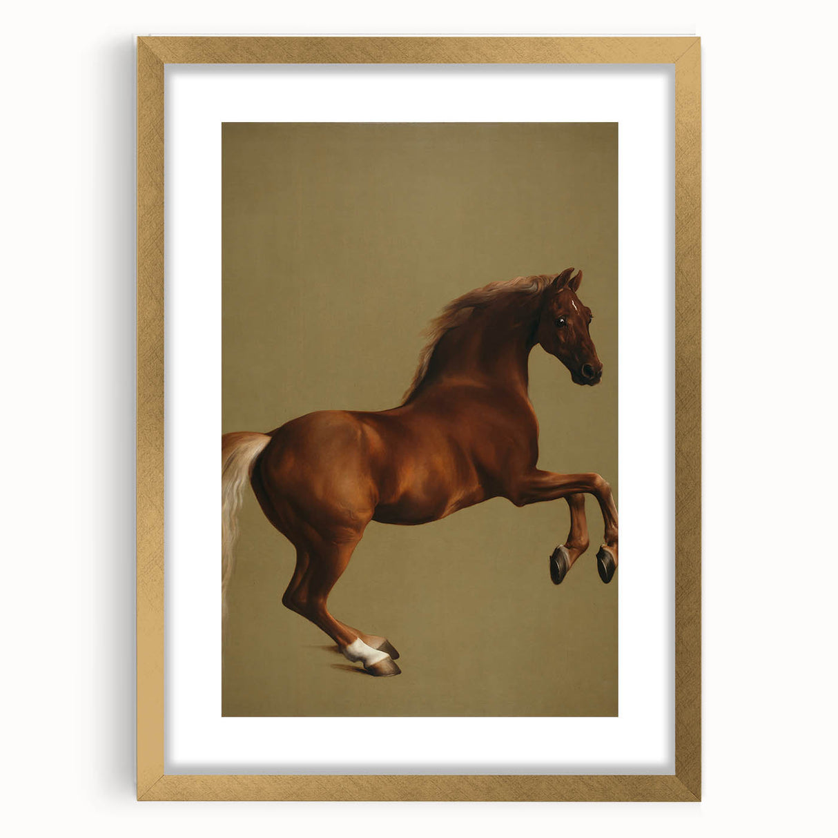 Whistlejacket Realism Horse Art Print - Classic Equestrian Canvas Decor