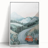 Adventure Road Trip Nursery Wall Art – Kids Room & Baby Decor