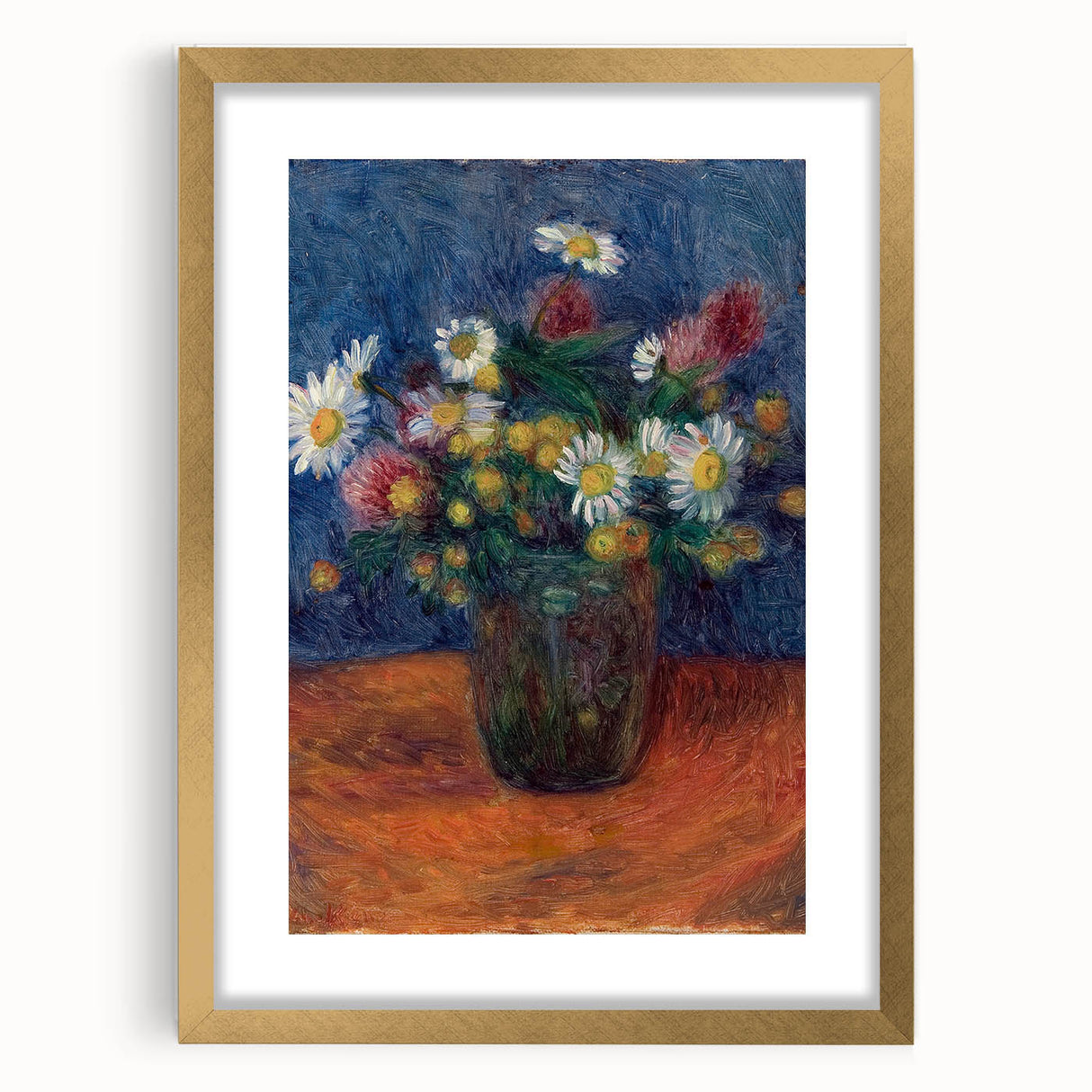 Flowers" by William James Glackens - Vibrant Floral Still Life Art