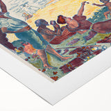 Harmonious Gathering - Modern Abstract Wall Art for Trendy Spaces