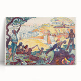 Harmonious Gathering - Modern Abstract Wall Art for Trendy Spaces