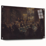Elegant Society Gathering - Modern Wall Art for Sophisticated Decor