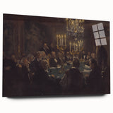 Elegant Society Gathering - Modern Wall Art for Sophisticated Decor