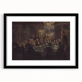 Elegant Society Gathering - Modern Wall Art for Sophisticated Decor