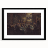 Elegant Society Gathering - Modern Wall Art for Sophisticated Decor