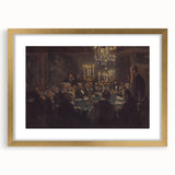 Elegant Society Gathering - Modern Wall Art for Sophisticated Decor