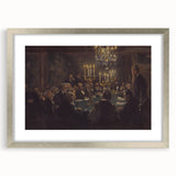 Elegant Society Gathering - Modern Wall Art for Sophisticated Decor
