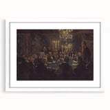 Elegant Society Gathering - Modern Wall Art for Sophisticated Decor