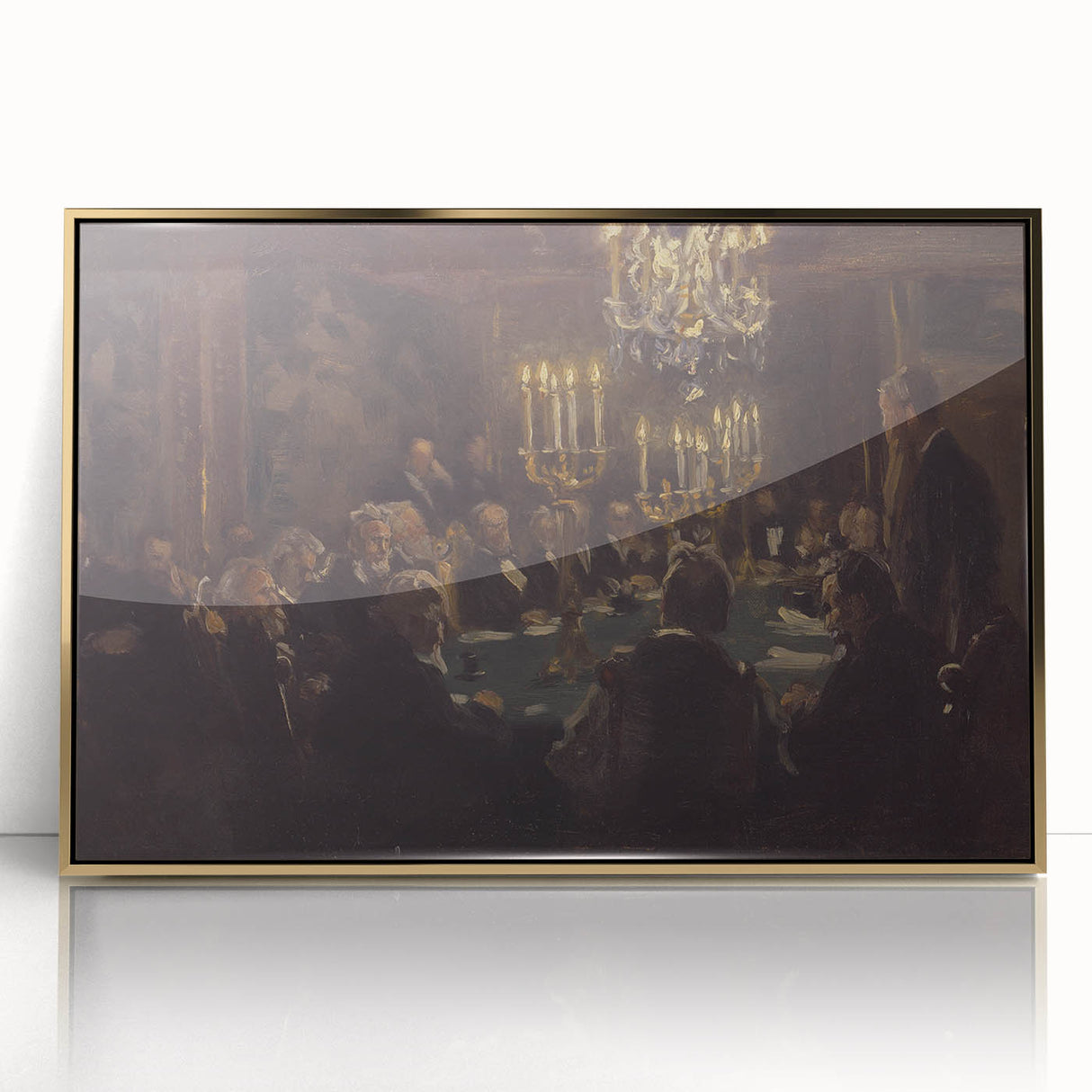 Elegant Society Gathering - Modern Wall Art for Sophisticated Decor