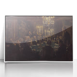 Elegant Society Gathering - Modern Wall Art for Sophisticated Decor