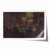 Elegant Society Gathering - Modern Wall Art for Sophisticated Decor