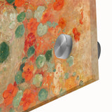 Vibrant Nasturtiums - Modern Floral Wall Art for Trendy Home Decor