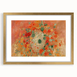 Vibrant Nasturtiums - Modern Floral Wall Art for Trendy Home Decor