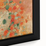 Vibrant Nasturtiums - Modern Floral Wall Art for Trendy Home Decor