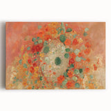 Vibrant Nasturtiums - Modern Floral Wall Art for Trendy Home Decor