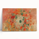 Vibrant Nasturtiums - Modern Floral Wall Art for Trendy Home Decor