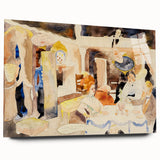 Abstract Modern Art Scene: Minimalist & Contemporary Wall Decor