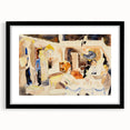 Abstract Modern Art Scene: Minimalist & Contemporary Wall Decor