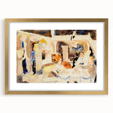 Abstract Modern Art Scene: Minimalist & Contemporary Wall Decor