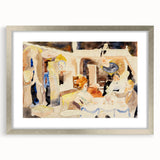 Abstract Modern Art Scene: Minimalist & Contemporary Wall Decor