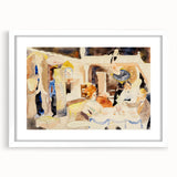 Abstract Modern Art Scene: Minimalist & Contemporary Wall Decor