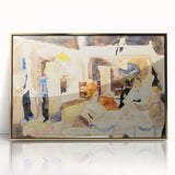 Abstract Modern Art Scene: Minimalist & Contemporary Wall Decor