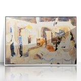 Abstract Modern Art Scene: Minimalist & Contemporary Wall Decor