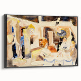 Abstract Modern Art Scene: Minimalist & Contemporary Wall Decor