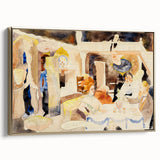 Abstract Modern Art Scene: Minimalist & Contemporary Wall Decor