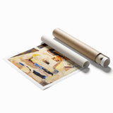 Abstract Modern Art Scene: Minimalist & Contemporary Wall Decor